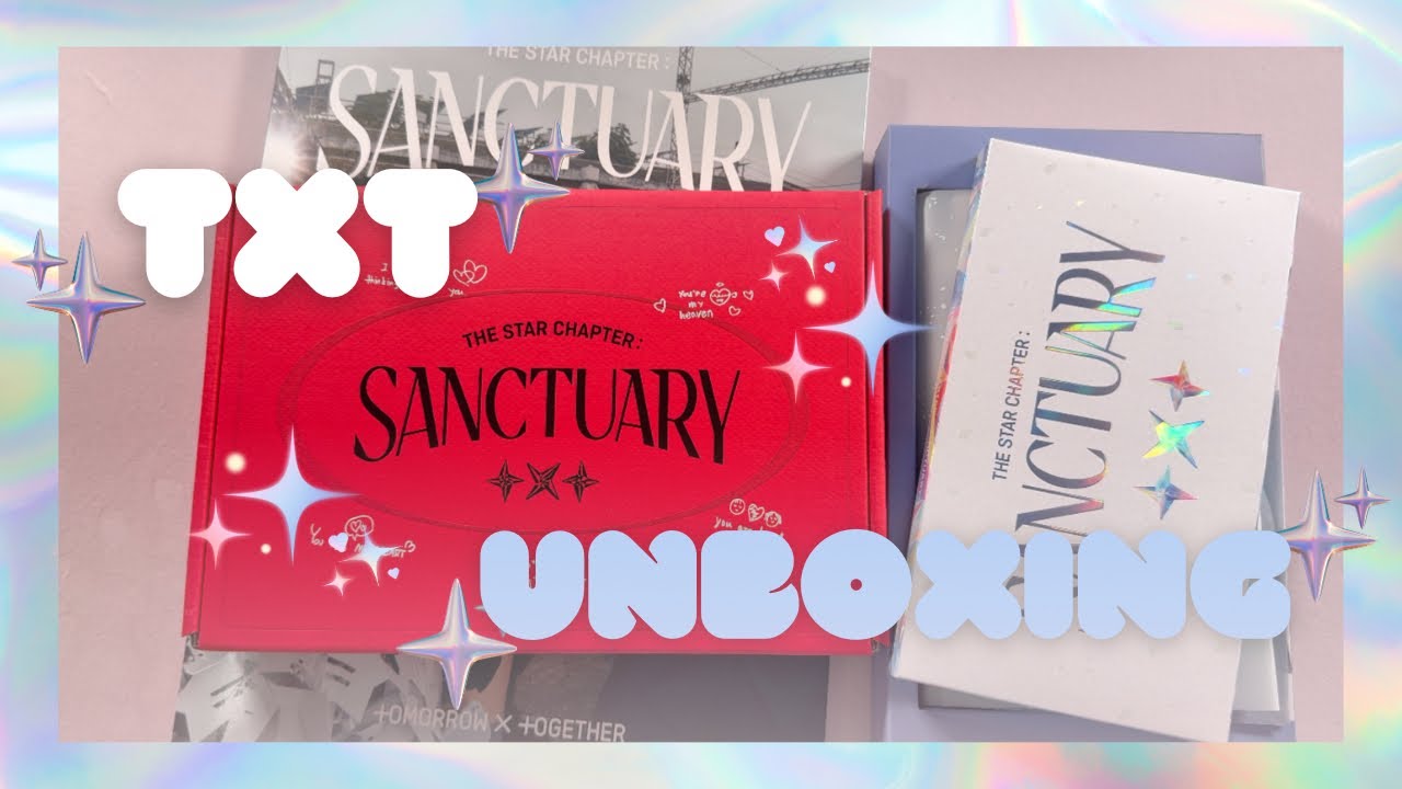 TXT ‘Sanctuary’ Unboxing | I’m finally not cursed!