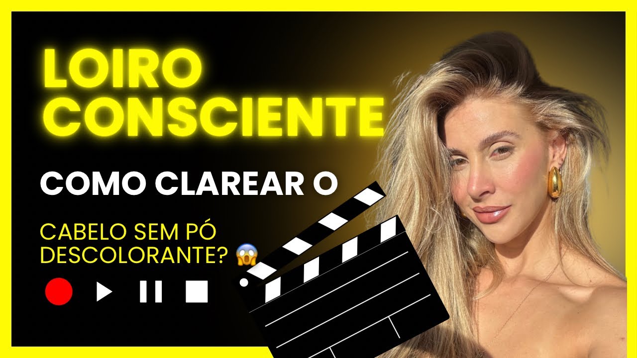 Loiro Consciente: como clarear o cabelo sem pó descolorante 😱 | Método Lincoln Lima