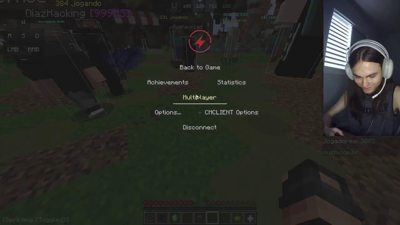 LIVE Jogando Minecraft PvP Bedrock e Java!