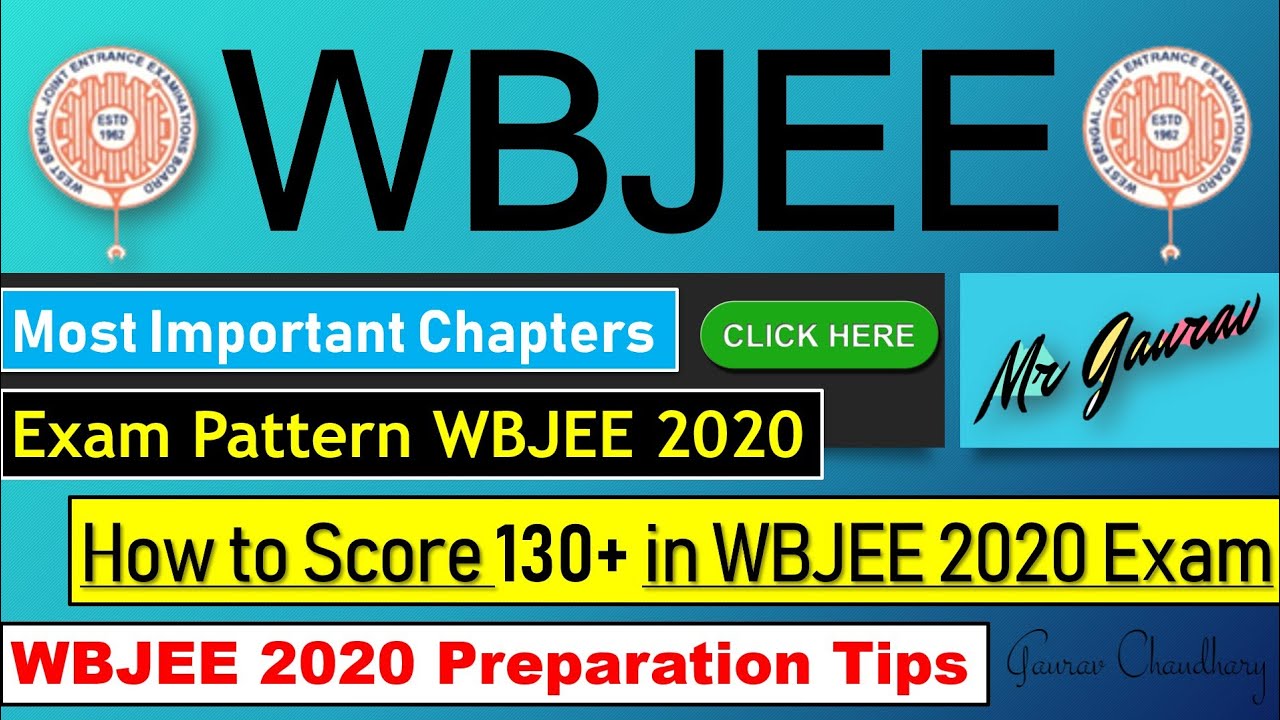 Wbjee 2021 Preparation tips | How to score 130+ | Important Chapters | WBJEE 2021 Best Strategy