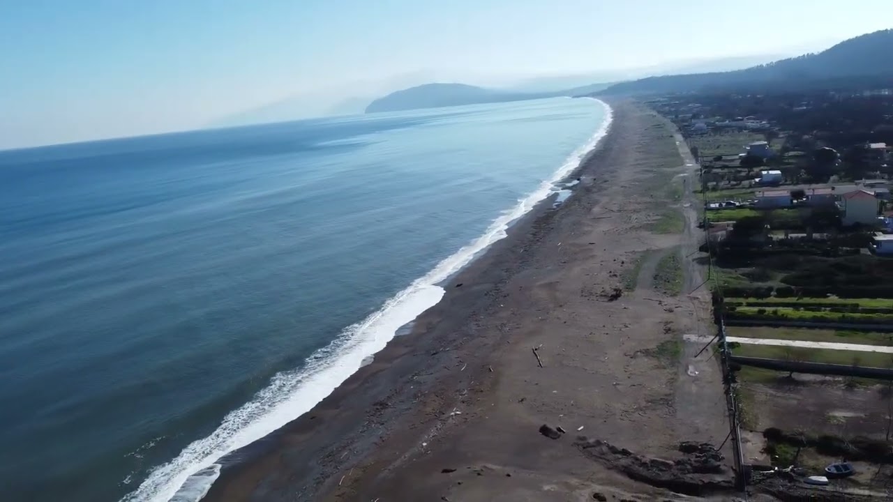 Παραλία Αγίας Άννας (Εύβοια) - Πρώτη πτήση drone (14/1/2022)