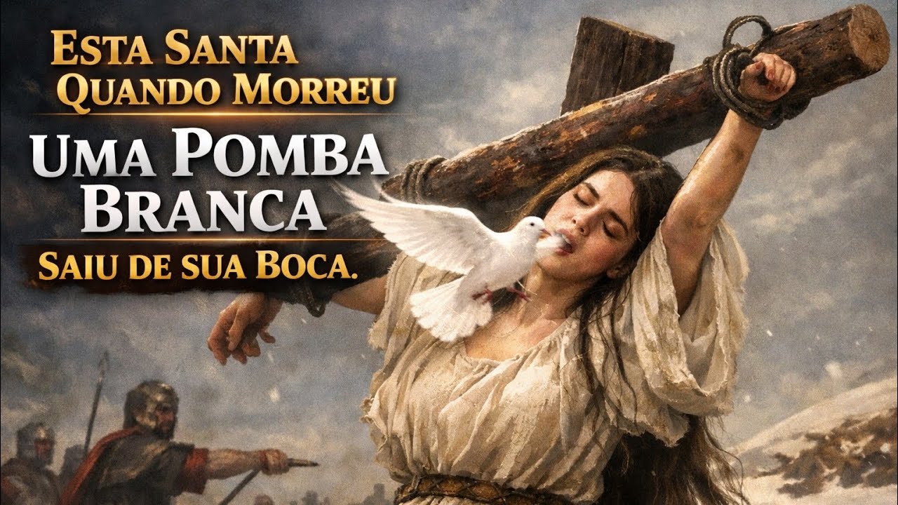 ESTA SANTA QUANDO MORREU UMA POMBA SAIU DE SUA BOCA