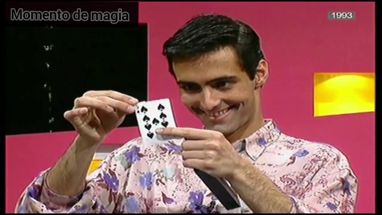 Luís de Matos - Isto é Magia (rip and restored magazine + card trick on Tv)