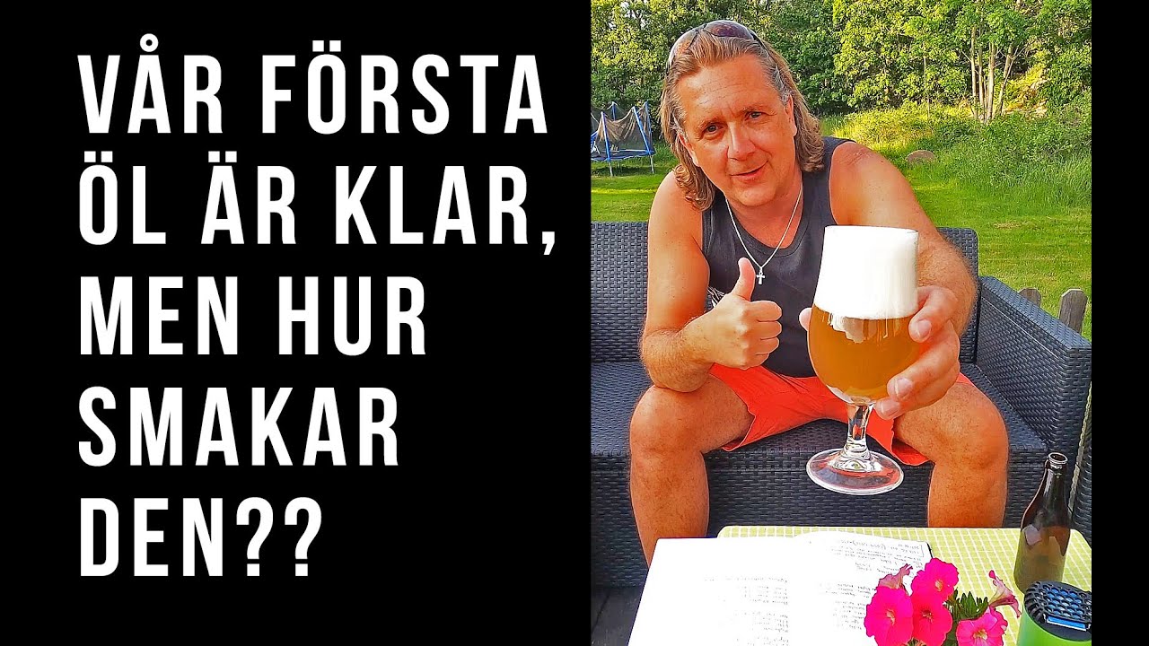 Provsmakning av v&aring;r SMASH &ouml;l