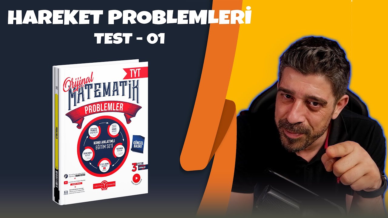 Hareket Problemleri Test 01 | ORİJİNAL Problemler Fasikülü| #yks2026