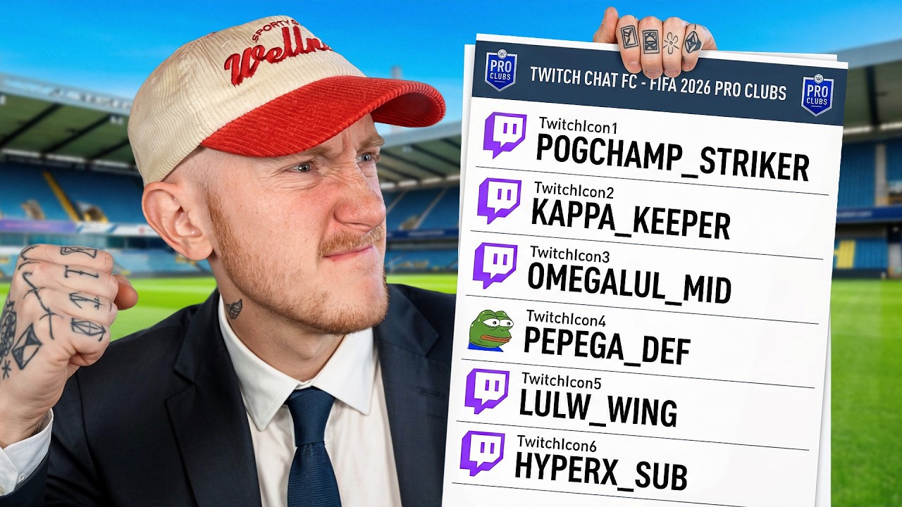 I TURNED MY TWITCH CHAT INTO A FOOTBALL TEAM!