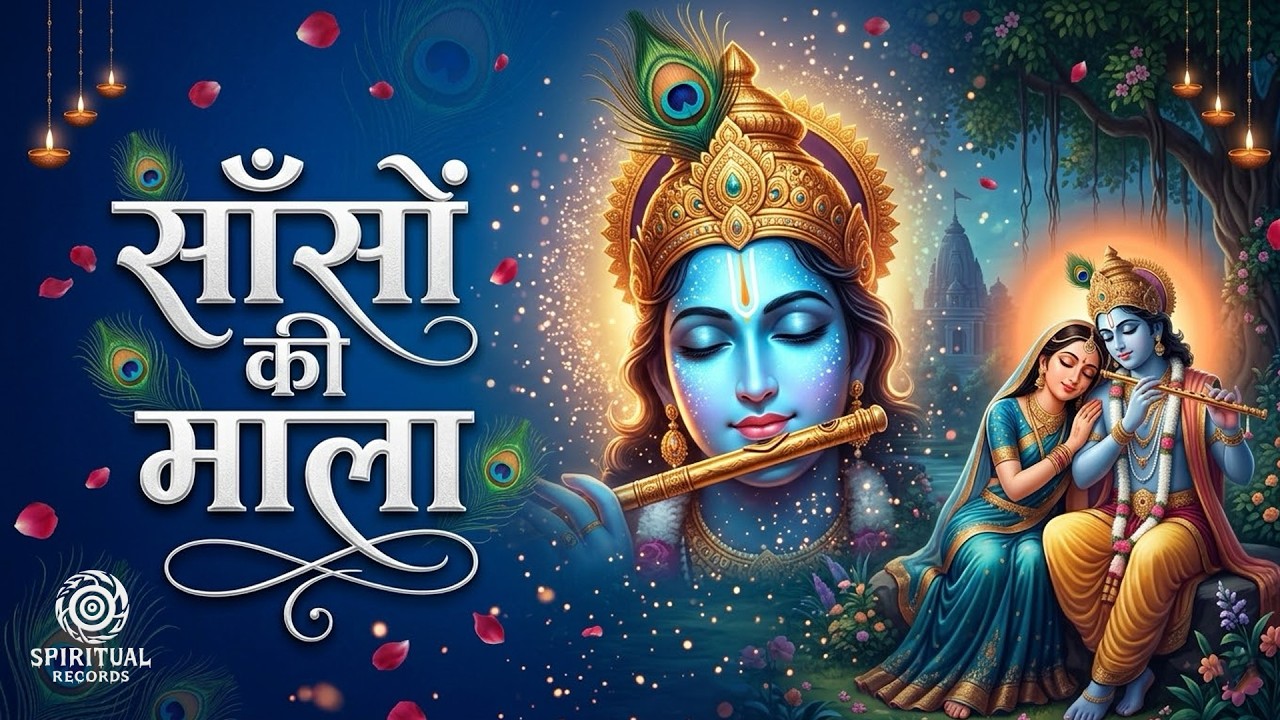Sanso Ki Mala Pe Simru Main 🌸 Radha Krishna Devotional Song | Peaceful Bhakti | 4K #radhakrishna