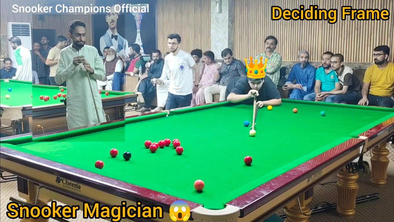 Snooker Deciding Frame / Umar Khan Vs Abdul Rahman / World Snooker Academy / #snooker #deciding #10k