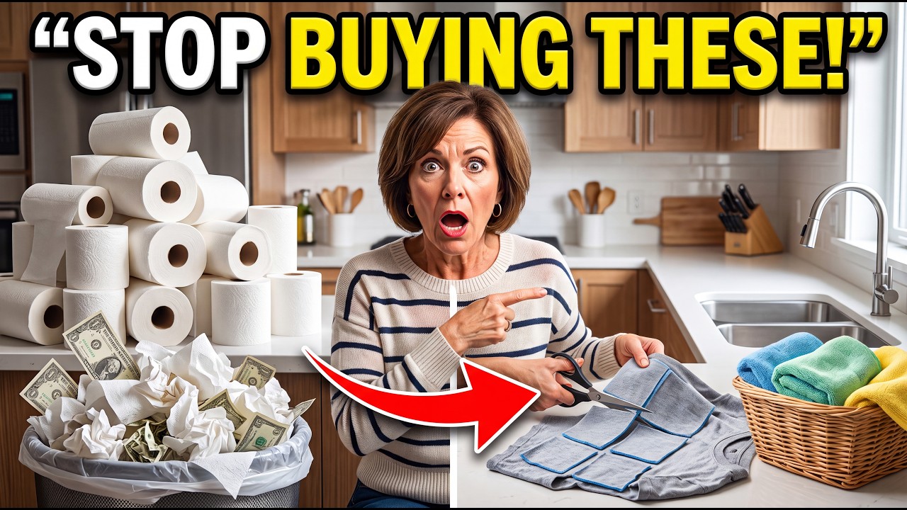 Stop Buying Paper Towels&mdash;This Old-School System Saves $100 Every Year
