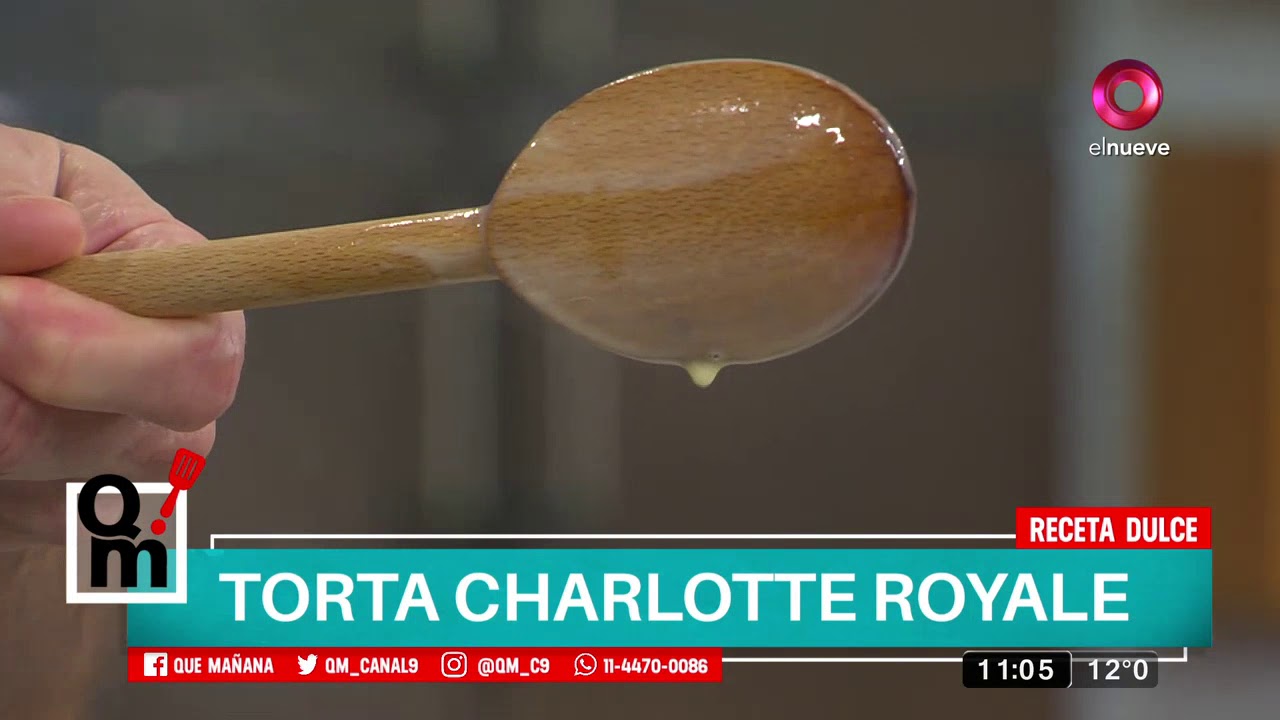 Receta dulce: Torta Charlotte Royale