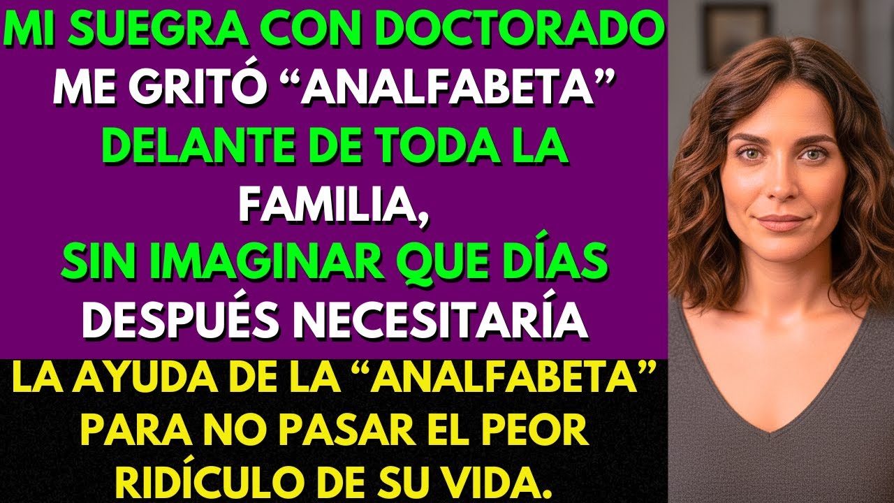 Mi Suegra Con Doctorado Me Llamó “Analfabeta”. Al Final, Sólo Mi Idea La Salvó Del Ridículo