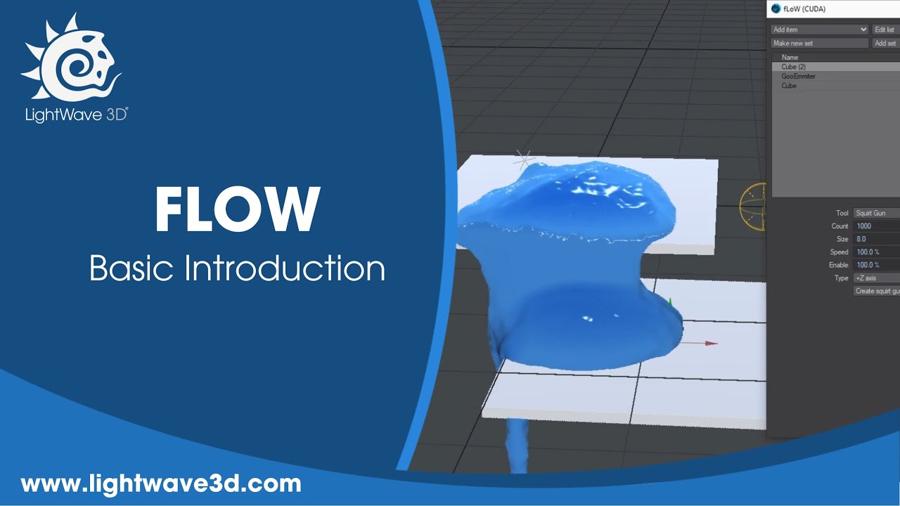 Lightwave 3D LW Flow Basic P1