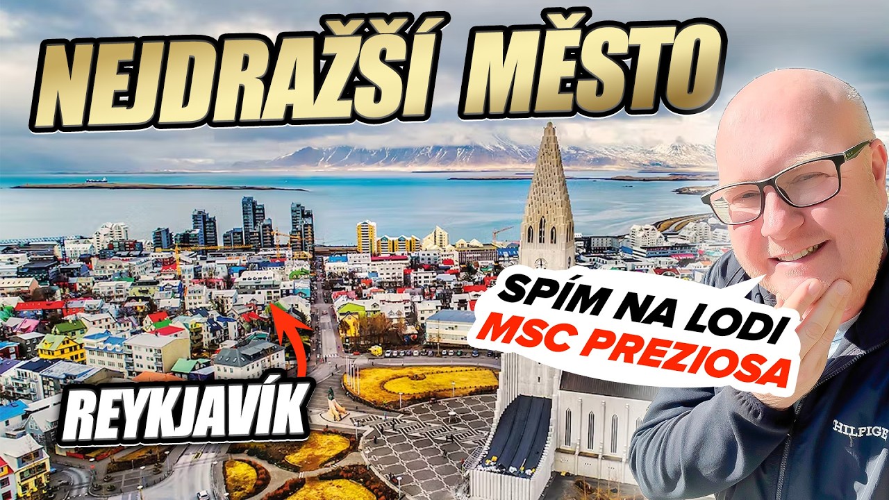 Připluli jsme na Island 🇮🇸 | Reykjavík mě stojí majlant! | Pokračování videa z lodi MSC Preziosa