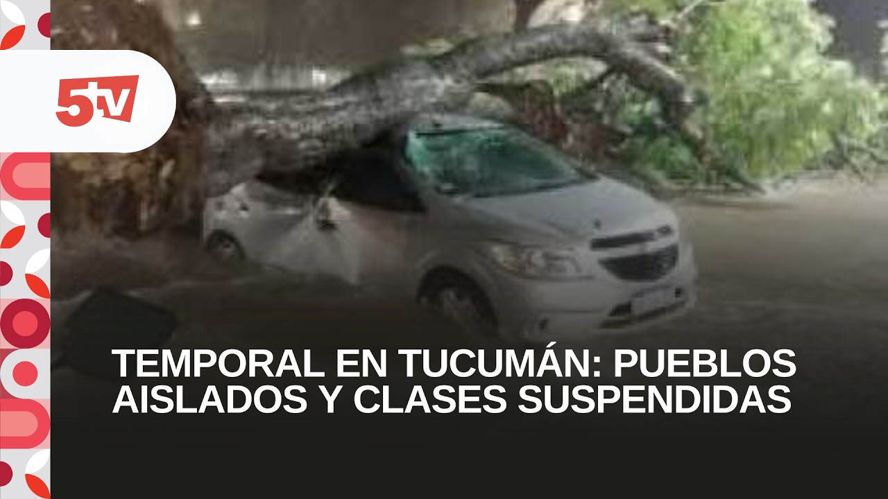 TEMPORAL DEJÓ PUEBLOS AISLADOS Y CLASES SUSPENDIDAS-MARISA SUAREZ,PERIODISTA DE TUCUMÁN