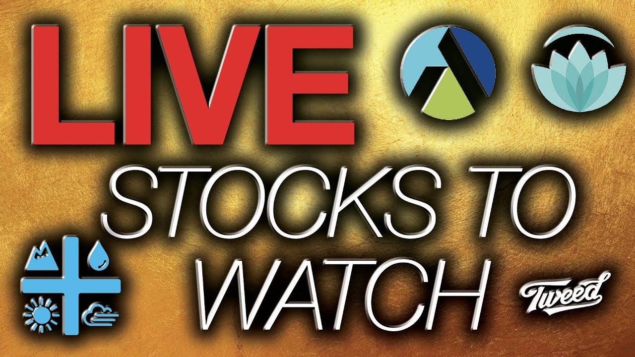 Aurora Cannabis & TGOD Earnings! Stock Markets Live! ACB Stock News 2019 w/ Departures Capital