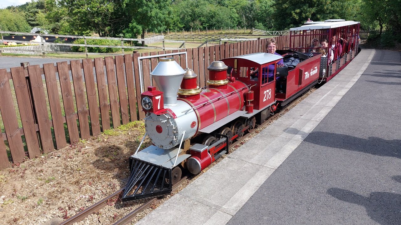 The Railway POV. Lightwater Valley Family Adventure Park. July 2022.