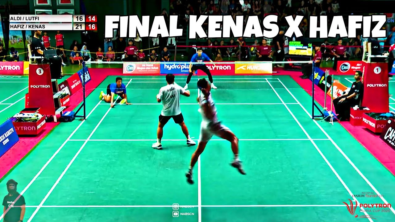 FINAL KENAS / Hafiz Faizal Lawan PASUKAN TNI Aldi / Lutfi di POLYTRON MURIA CUP 2025