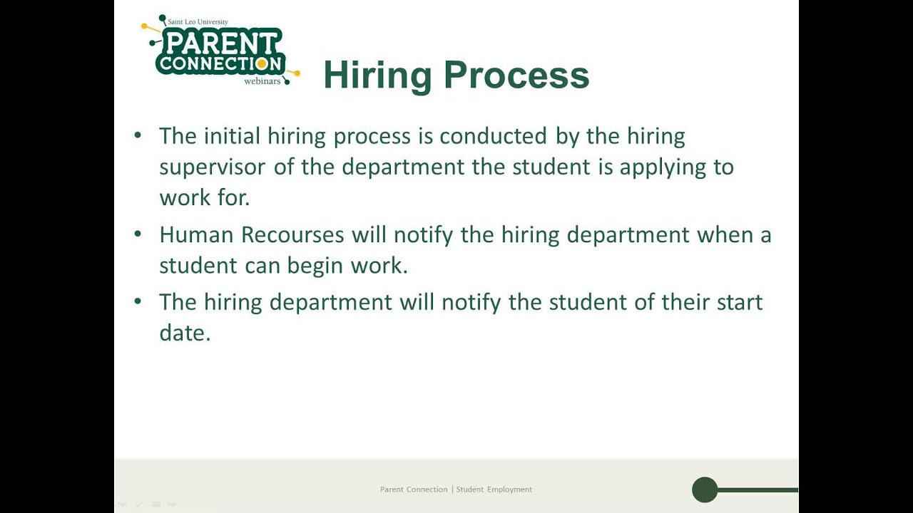Financial Aid and Student Employment 101 6.18.14