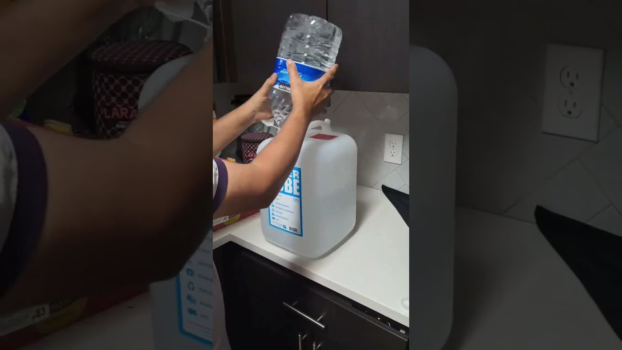 Emptying water right way 