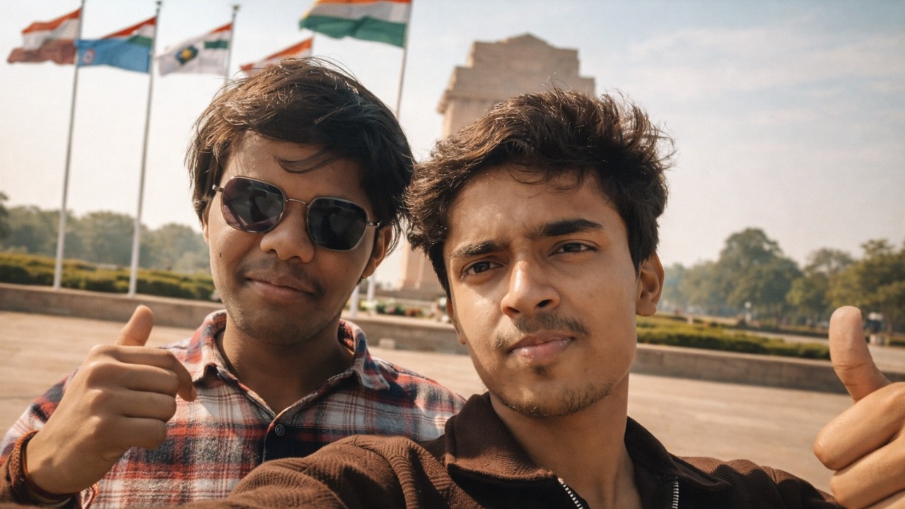 India Gate ghum liya dosto ke sath  😎🤩