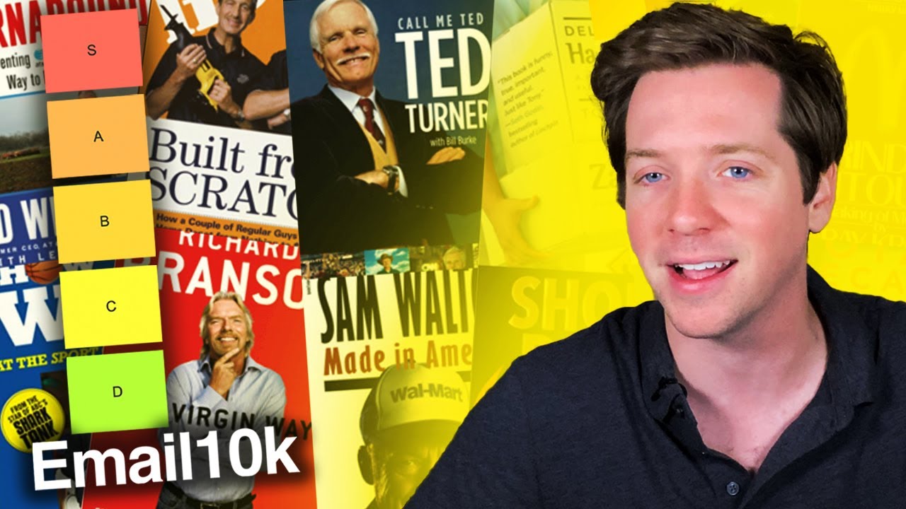 My ULTIMATE Business Biography Tier List - Comparing the Best Entrepreneur Books in the World