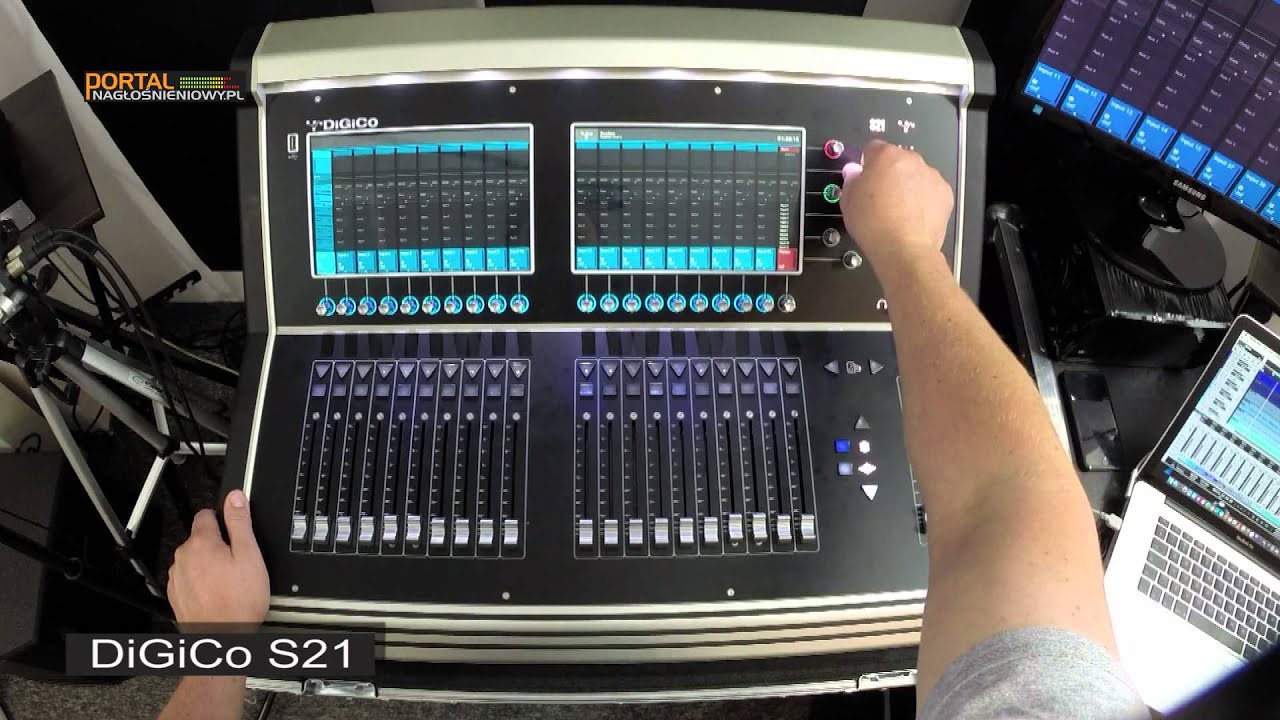 DiGiCo S21 - cz. 2 - obsługa warstwy miksu