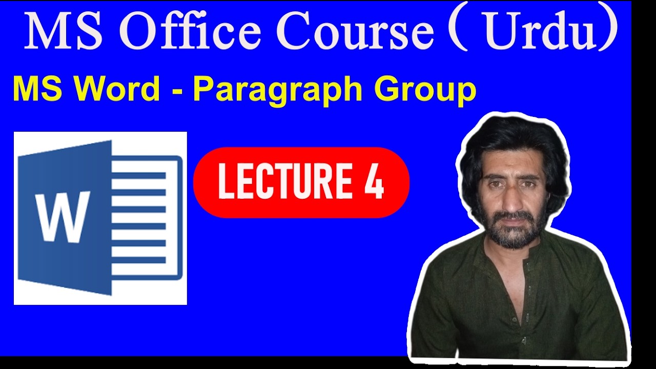 Microsoft Office Course in Urdu Lecture 4