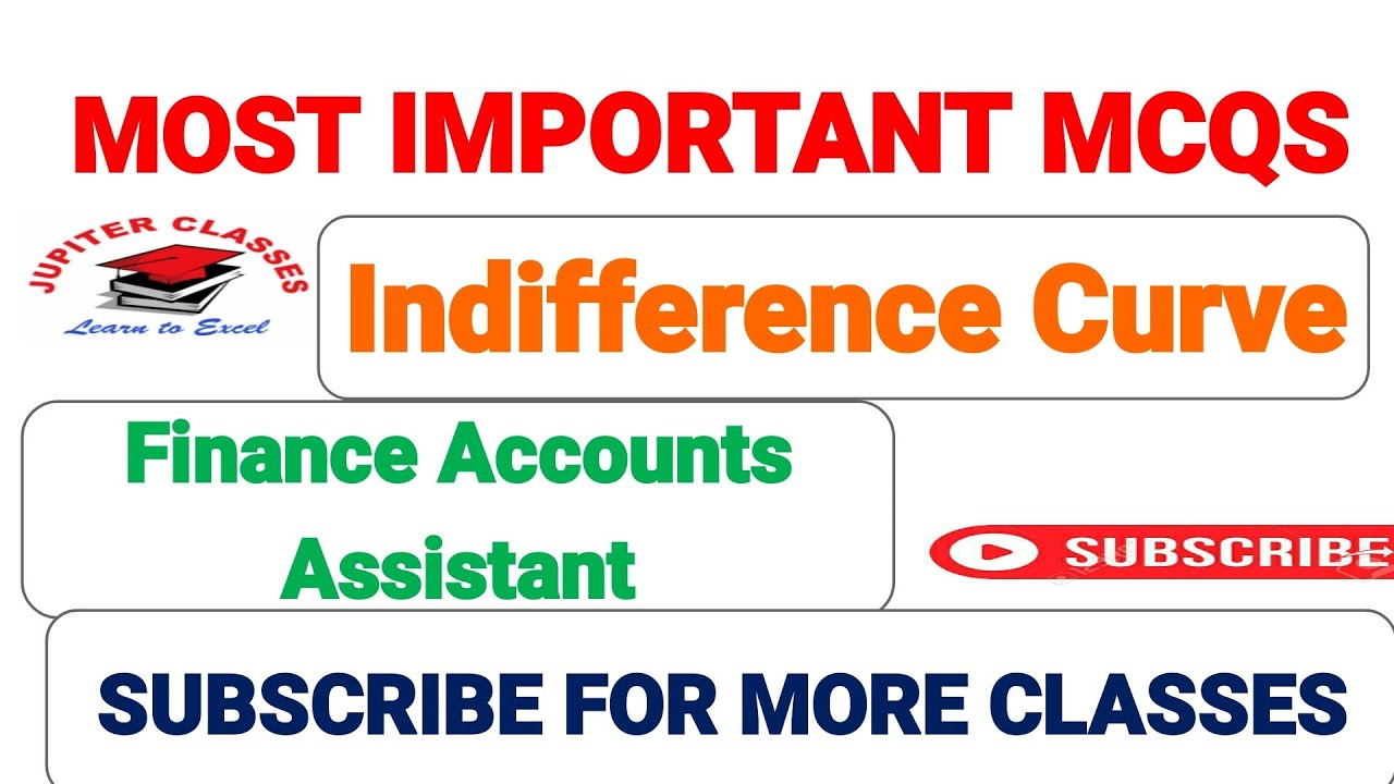 #jkssb#jkpsc || ECONOMICS || MCQS ON INDIFFERENCE CURVE