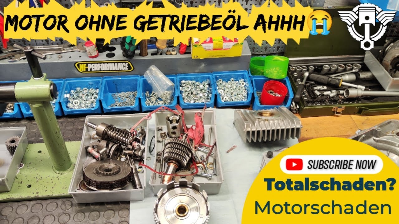 Simson M500 Motor 60km Ohne Getriebeöl gefahren was ist Kaputt ? Motorschaden ?
