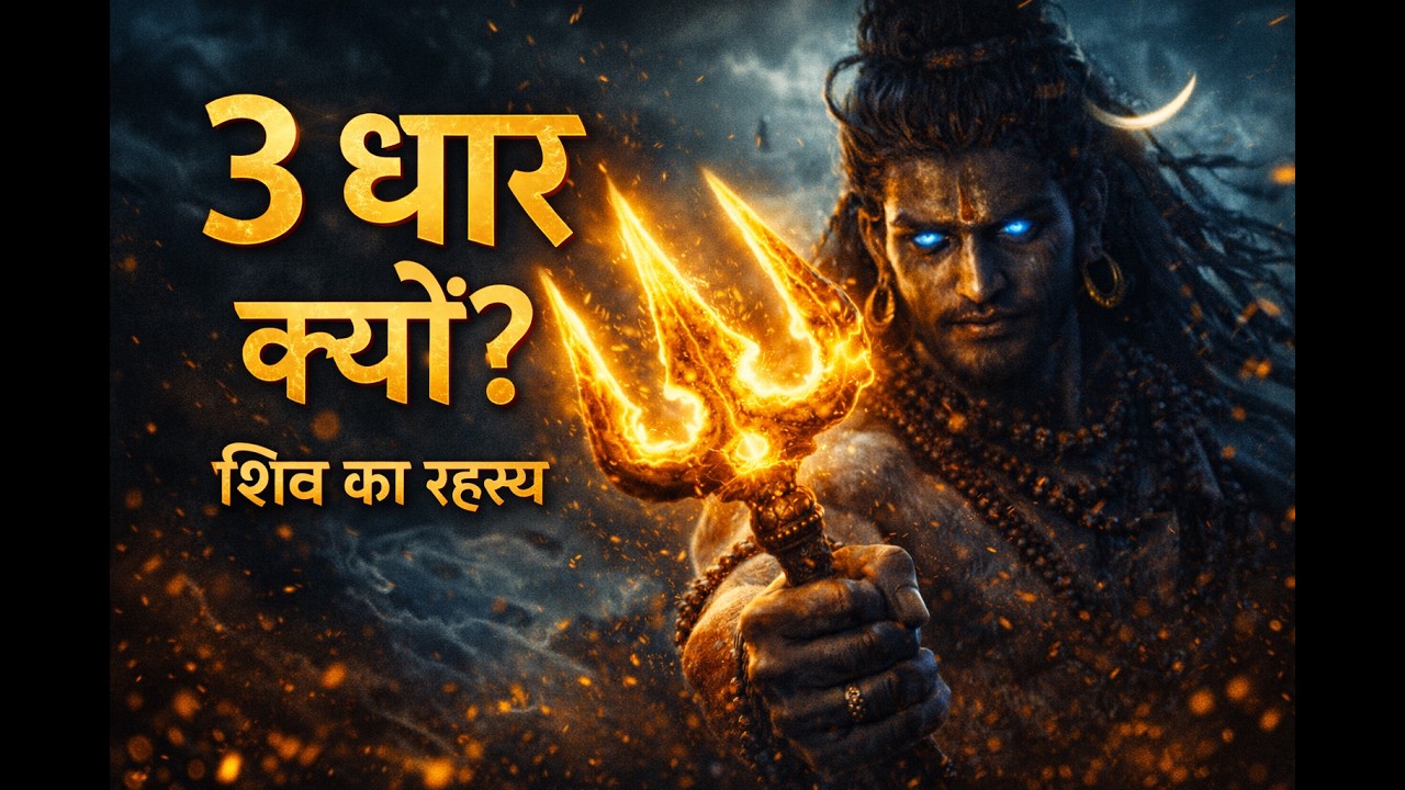 त्रिशूल का रहस्य: शिव क्यों तीन धार रखते हैं?