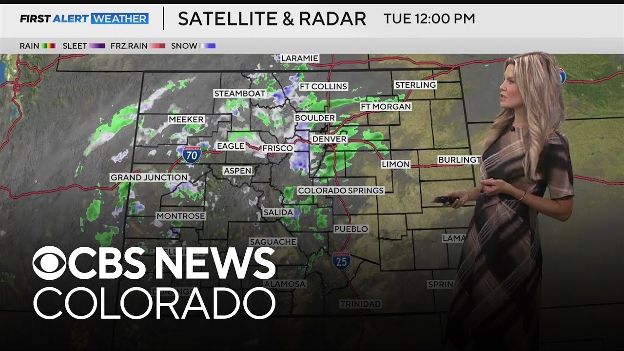 Snow falls along Front Range and in Colorado's mountains amid historically low snowpack levels