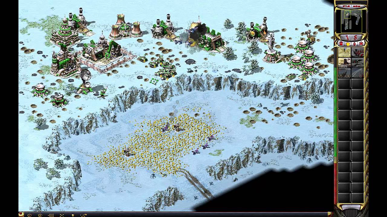 Red Alert 2: Yuri's Revenge 1 vs. 7 Brutal Enemies on Heck Freezes Over SOVIET version