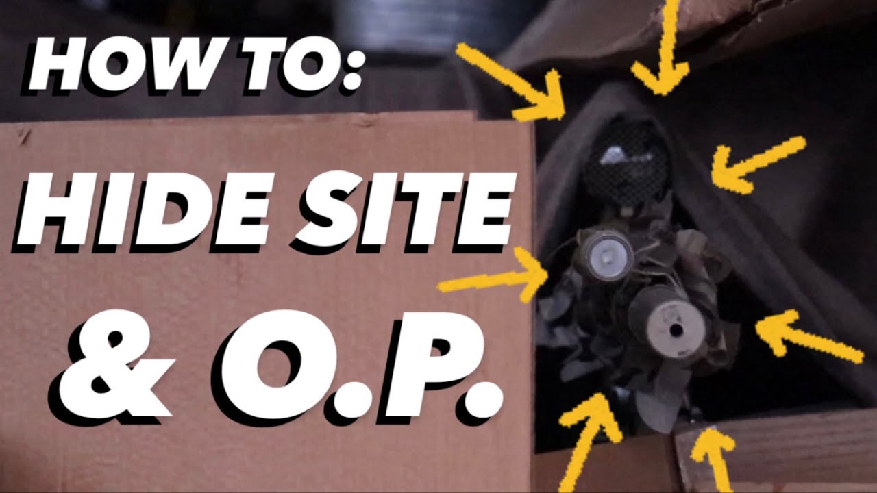 How To: Build a Hide Site / OP