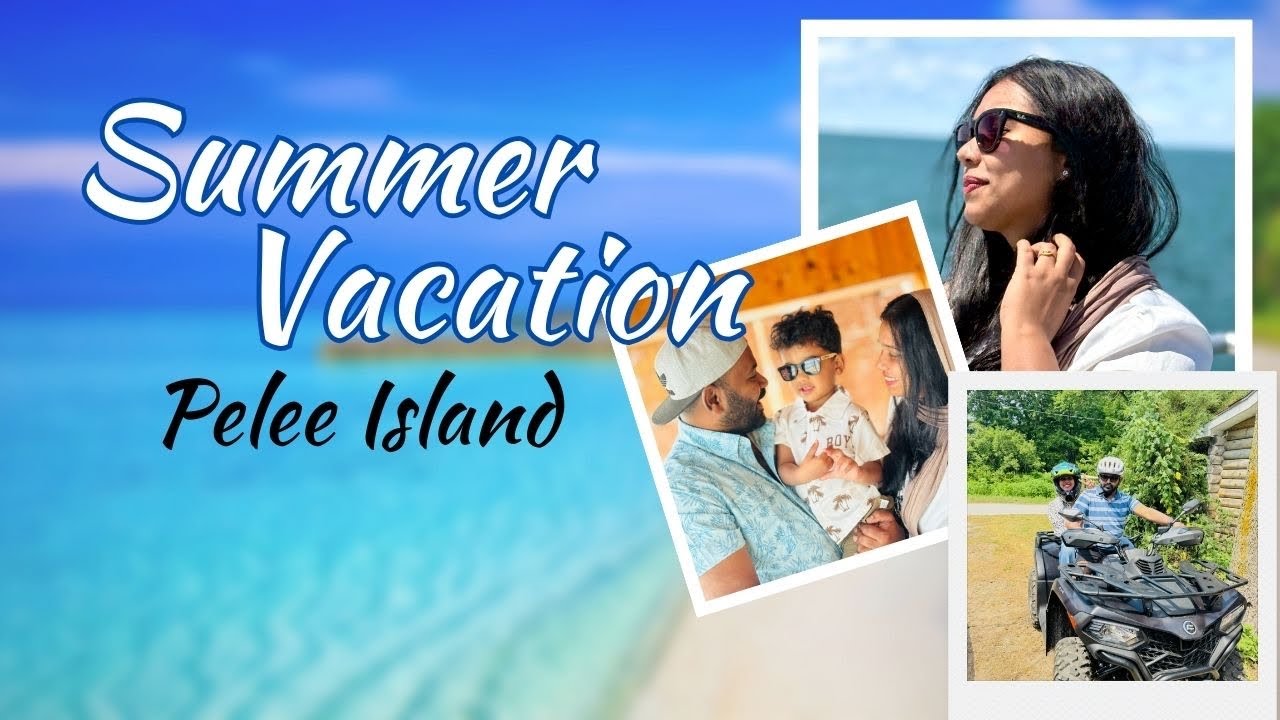 VLOG 48|Summer trip🏝️🇨🇦|A Trip to Pelee Island|Family Trip|Summer Vacation with Friends #shaimazain 
