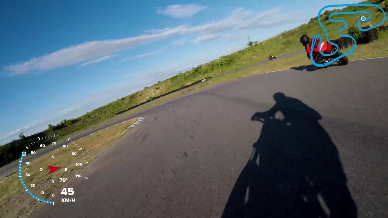Minigp with Pitbikes open class at Lockarp (Sweden) IMR 190 CORSE RR