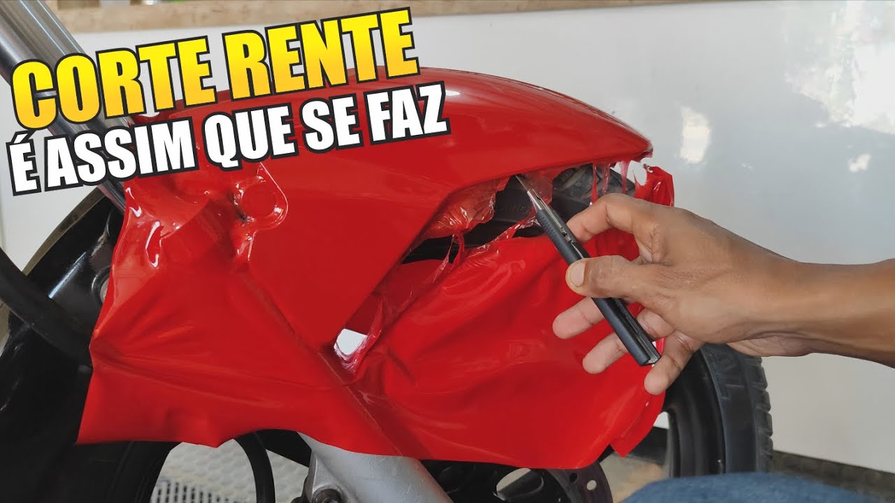 DICA NA HORA DE FAZER UM CORTE RENTE EM QUANQUER PE&Ccedil;A DE MOTO E N&Atilde;O ERRAR MAIS