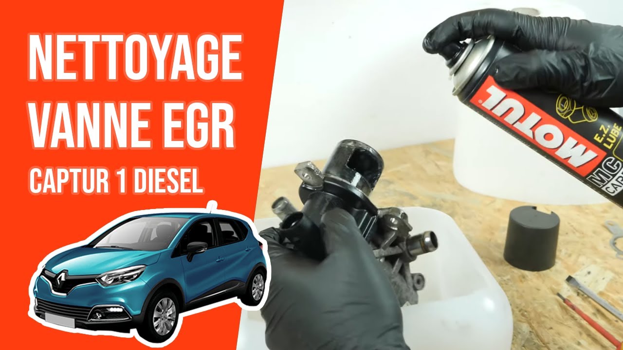 Nettoyer la Vanne EGR Captur 1 1.5 dCi ♻️
