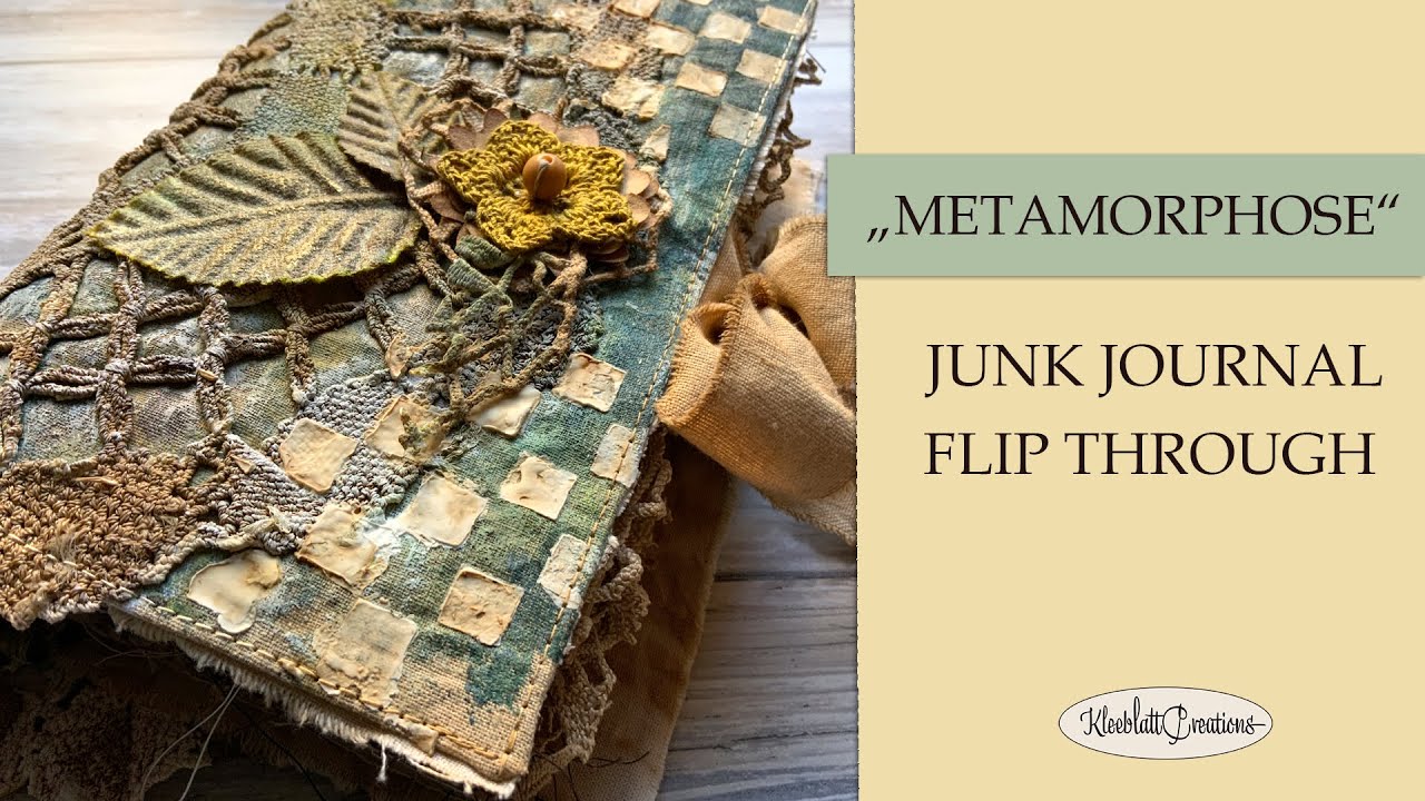 "METAMORPHOSE" Junk Journal  FLIP THROUGH