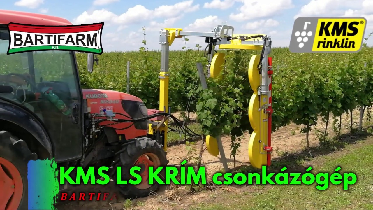 KMS LS Krím  + Kubota M8540 - Bartifarm Kft