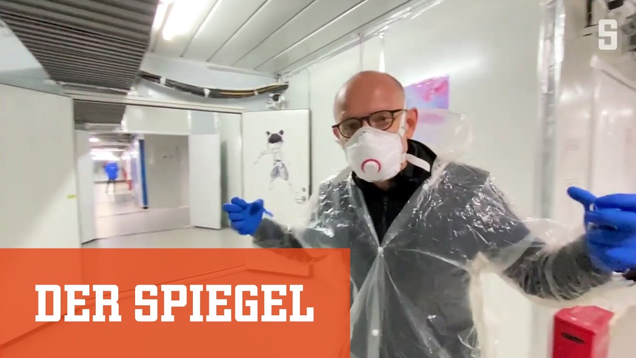 Ein Gang durch Wuhans Container-Klinik | DER SPIEGEL