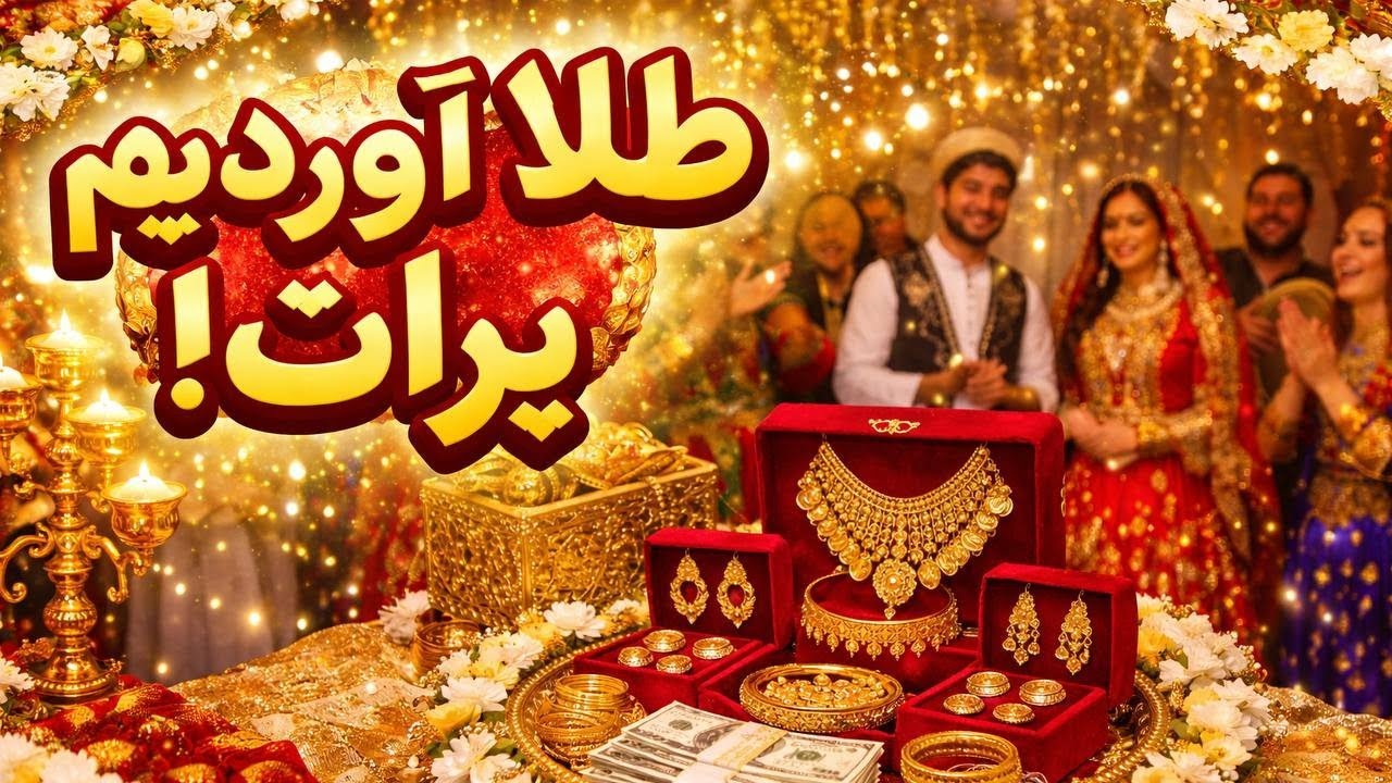 طلا آوردیم برات! جشن عروسی سنتی افغانی 💛💃 | Afghan Wedding Tradition