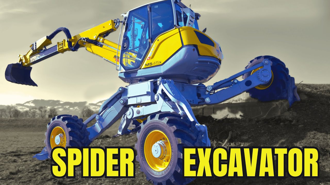 Top 10 Spider Excavators | All-terrain Construction Machinery
