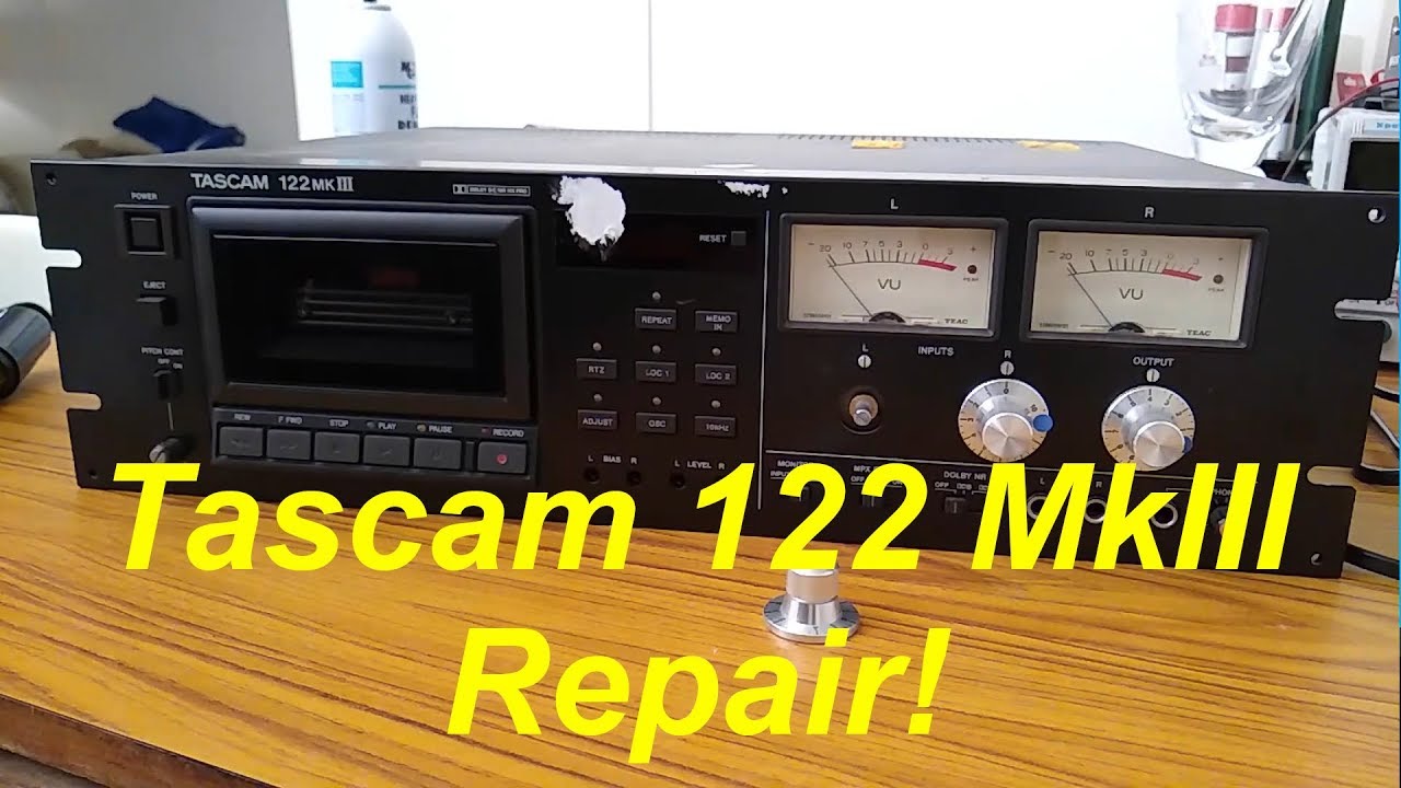 Do It Yourself Musician #35 Tascam 122 MkIII Repair Part 1 Headphone Jack