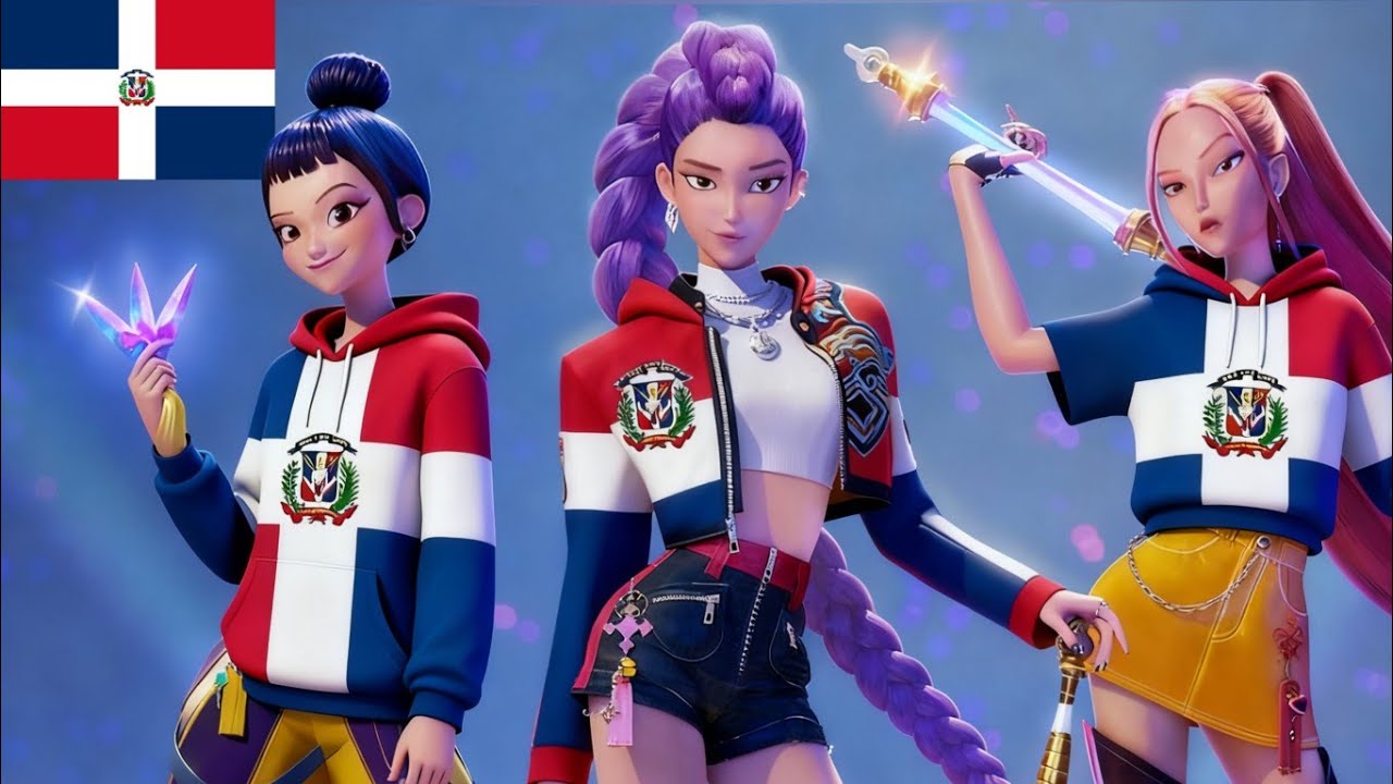 Si K POP Demon Hunters fuera dominicano