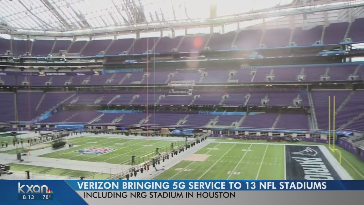 5G service coming to several NFL stadiums