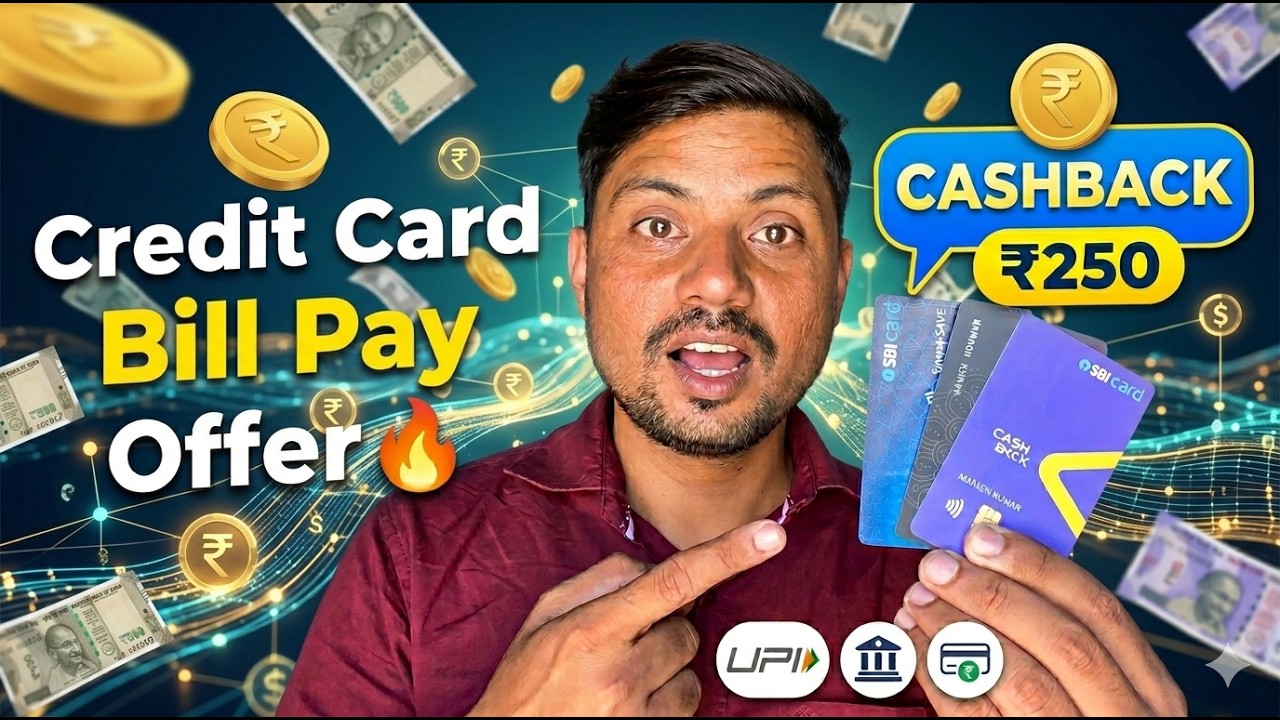Credit Card Bill Pay Offer 🔥 ₹250 Cashback Today 😱 Full Details