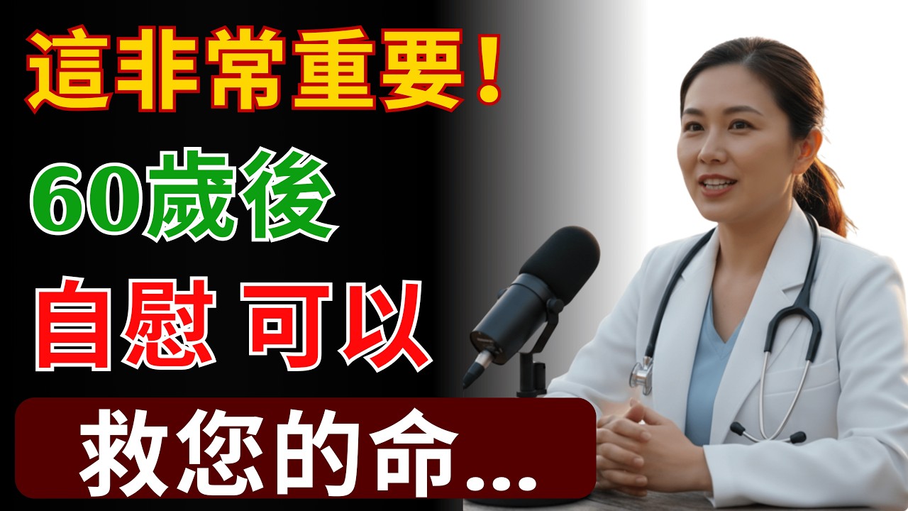 年過60還自慰？陳醫師必須告訴您這件事...