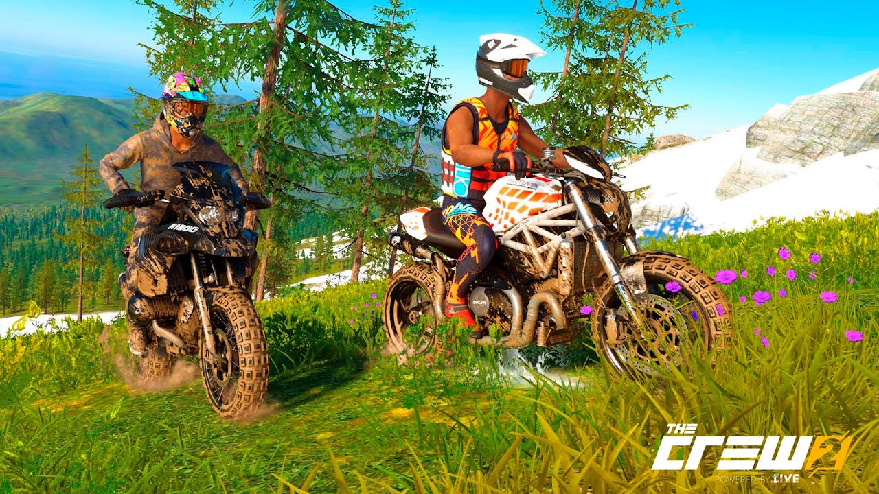 ¡DÍA DE CAMPO EN MOTOS TODO TERRENO! - Logitech G29 | The Crew 2 Online