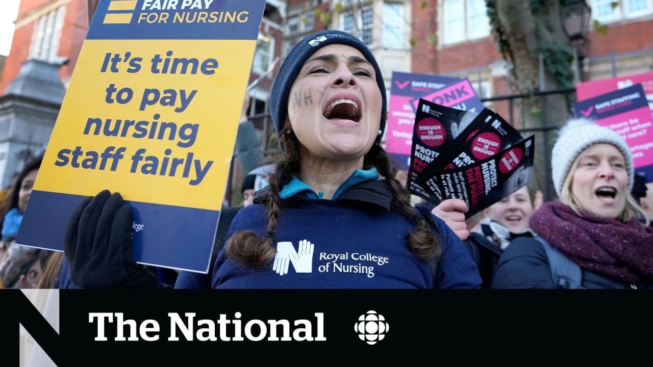 U.K. nurses go on strike, demand better pay to cope with inflation