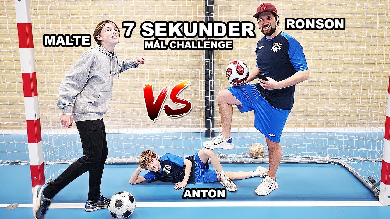 7 SEKUNDERS MÅL CHALLENGE! ANTON VS MALTE!